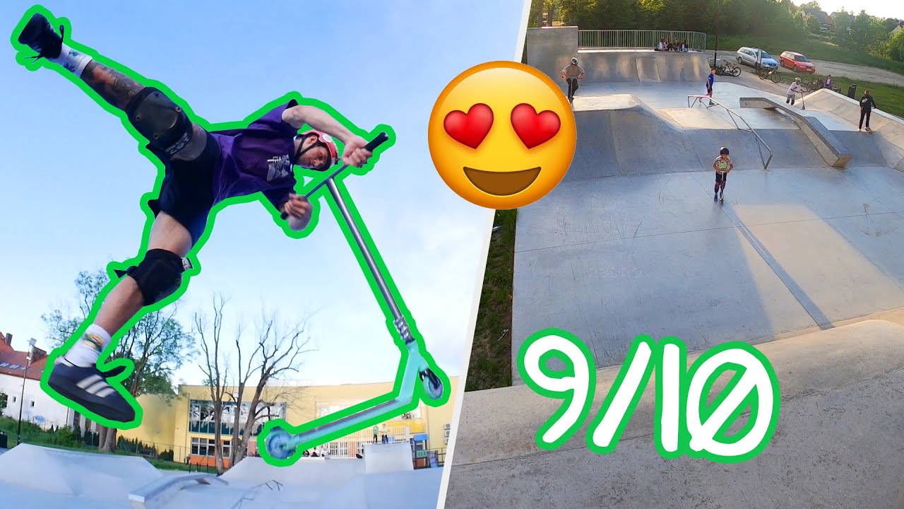 Jeździmy w Kiełczowie! 😁 SUPER SKATEPARK! 😎 ft. Antek