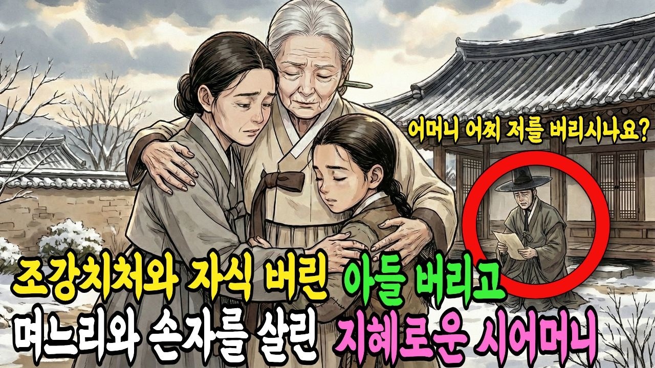 조강지처를 버린 짐승만도 못한 아들에게 철퇴를 내리고 며느리와 손주를 살린 지혜로운 시어머니#야담 #옛날이야기 #오디오북 #수면동화 #권선징악 #인과응보 #민담 #설화 #전설