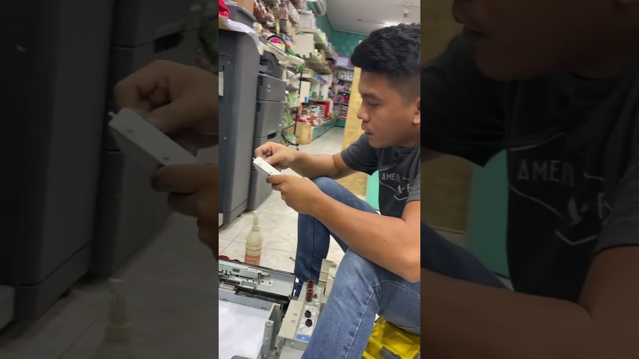 Daily work of being copier technician.