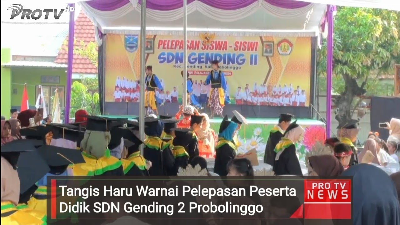 TANGIS HARU WARNAI PELEPASAN PESERTA DIDIK SDN GENDING 2 PROBOLINGGO