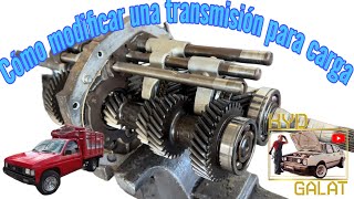 Cómo modificar una transmisión para carga parte #uno #mecanica