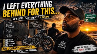 I Left Everything Behind… Now I’m Building a Motorcycle Across All 50 States