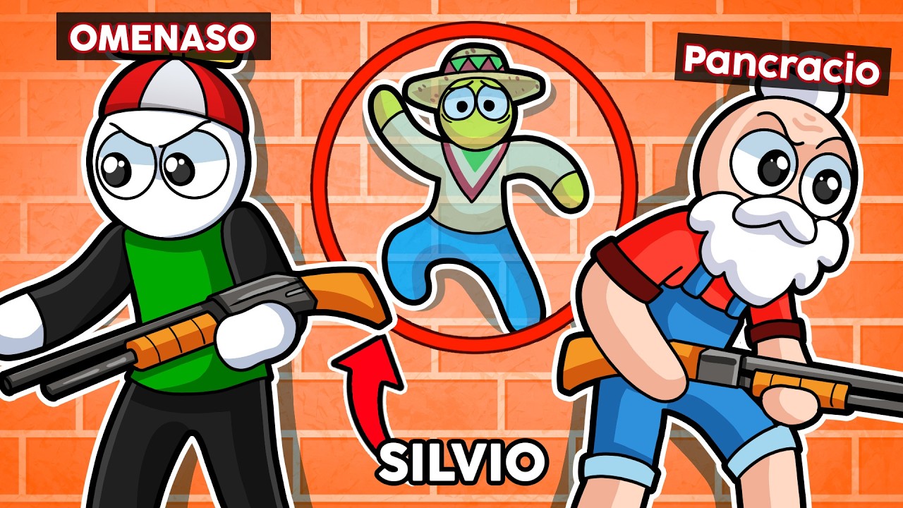 ¡JUGAMOS al ESCONDITE de PINTURA con YOUTUBERS! 😂🎨🖼️ SILVIOGAMER en MECCHA CHAMELEON