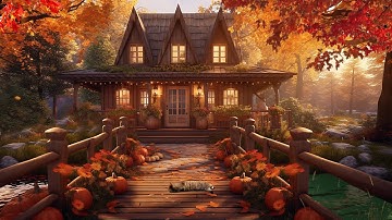 Beautiful Relaxing Hymns, Peaceful Celtic Music, " Morning Birdsong Autumn " by Dreamy Ambience