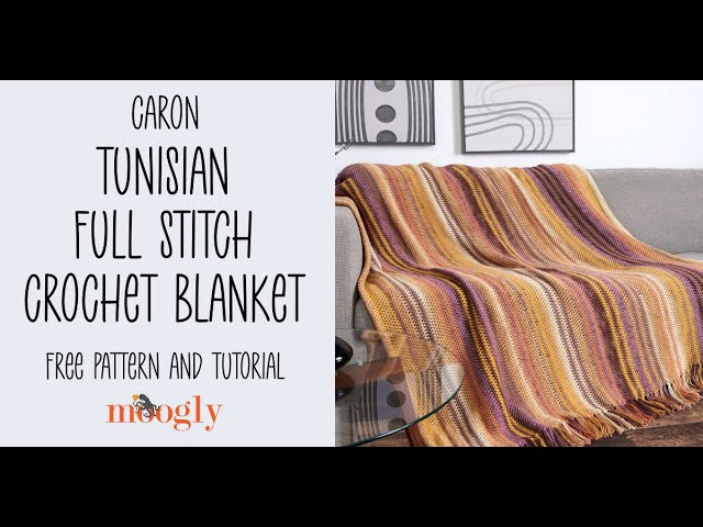 28 Tunisian Stitch Crochet Afghan Patterns