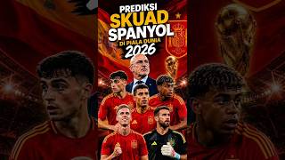Prediksi Skuad Timnas Spanyol di Piala Dunia 2026. #beritabola #sepakbola #timnasspanyol