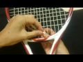 How To Tie Rubber Band Tennis Dampener テニス ラバーバンド 振動止め 結び方