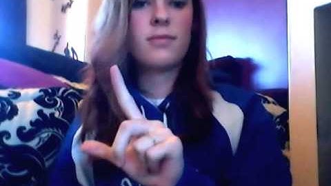 SLG101 American Sign Language I  Lesson 9 Assignment 1