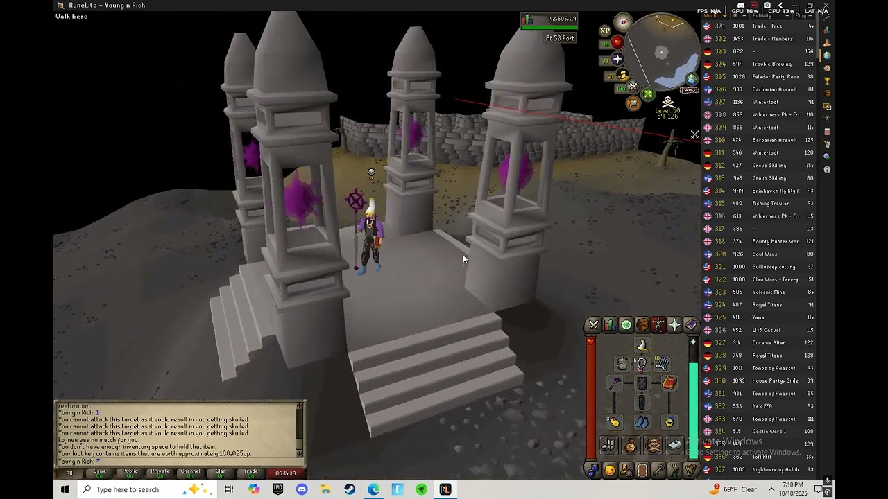 OLD SCHOOL RUNESCAPE DEEP WILDERNESS PKING! 2025 