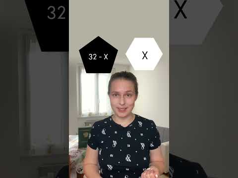 Сколько белых и черных пятен на мяче? Футбольный мяч, математика, математика на тортах