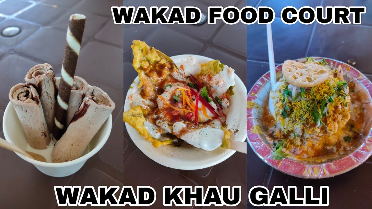 Pune Food Wakad Khau galli Wakad food Court KITKAT ROLL CHAAT