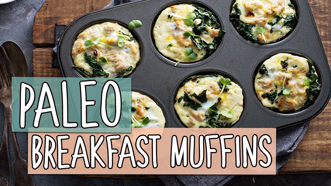 Paleo Breakfast Muffin Recipe EASY MEAL PREP YouTube