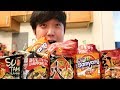 Eating 5 Different Types of INSTANT RAMEN