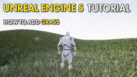 Unreal Engine 5 UE5 Free Tutorial -  The Easiest Grass Tutorial You Will Ever Have