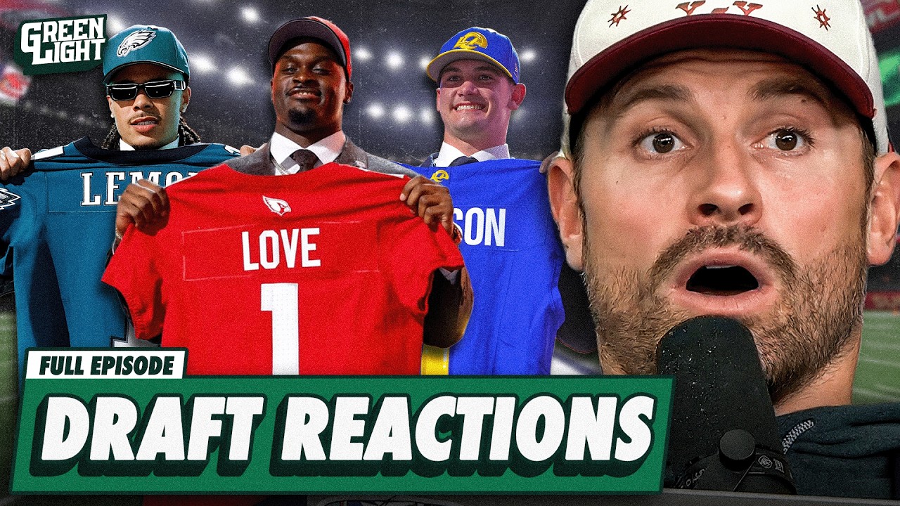 NFL Draft Reactions | Ty Simpson, Jeremiyah Love, Makai Lemon & More