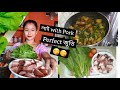 লাই with Pork Perfect জুতি 😋😋 // Pork with Lai Xaak recipe // Gahori logot Lai Xaak //