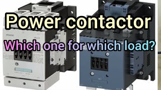 Power Contactors |Which one do I need for my load?|