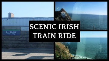 Greystones To Bray DART Train Ride | Scenic Irish Rail Journeys