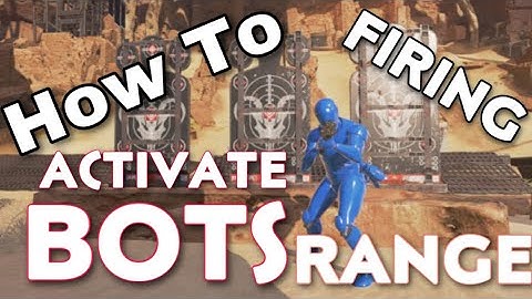 How to ACTIVATE BOTS for PRACTICE In FIRING RANGE 2025
