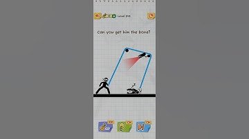 Can you get him the bone 🦴😲😁draw 2 save level 241 #shorts #youtubeshorts #shortvideo #gaming  #games