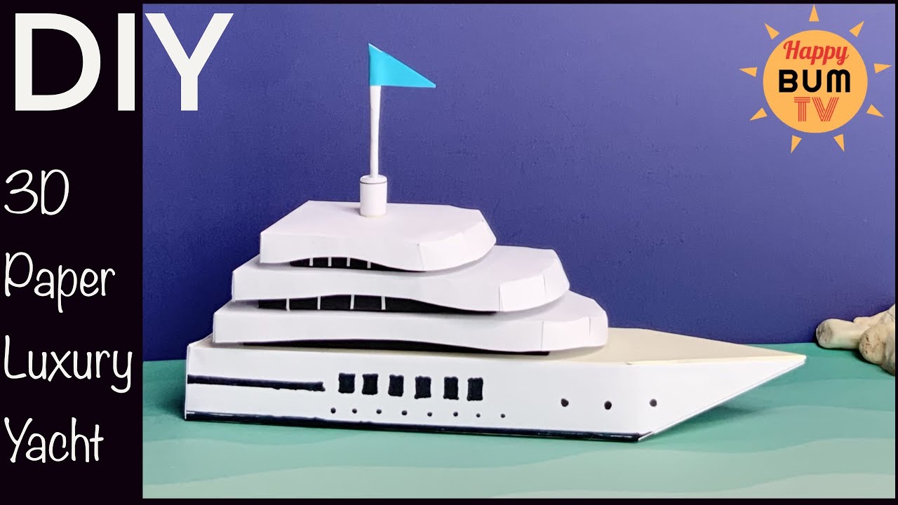 how to make a yacht out of paper