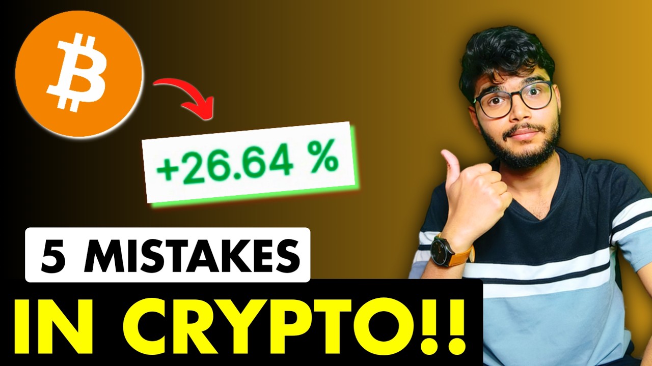 Don't make these 5 critical mistakes in Crypto | Crypto Trading Tips ...