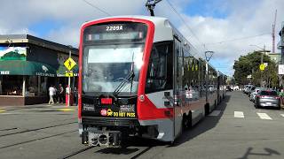 New Train! SF Muni 2025 Siemens S200 LRV4 #2209 on Line N Judah