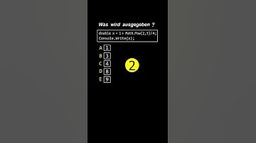 Was wird ausgegeben ? (C#) #aufgabe #Potenz #problem #math #code #programming #logik #short