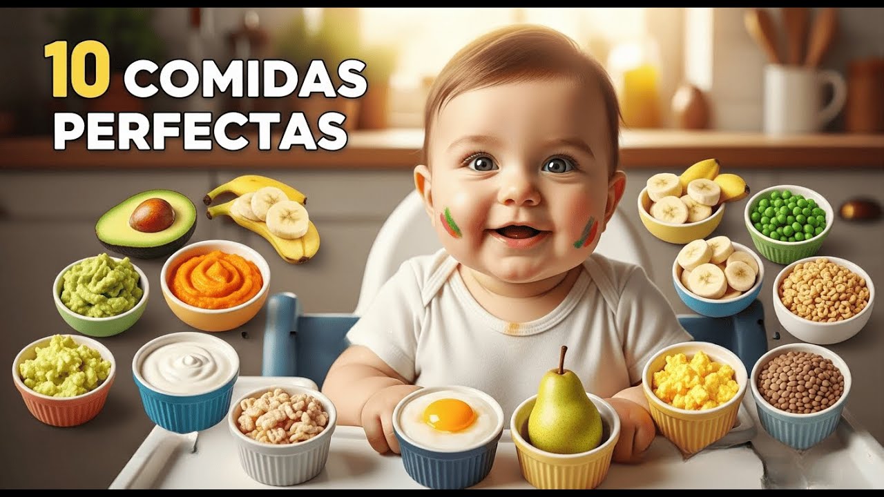 Primeras Comidas Bebé Las 10 que Determinarán Si Come Bien Para Siempre #PrimerasComidas