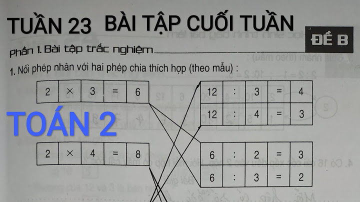 Bài tập cuối tuần lớp 2 tuần 23 năm 2024