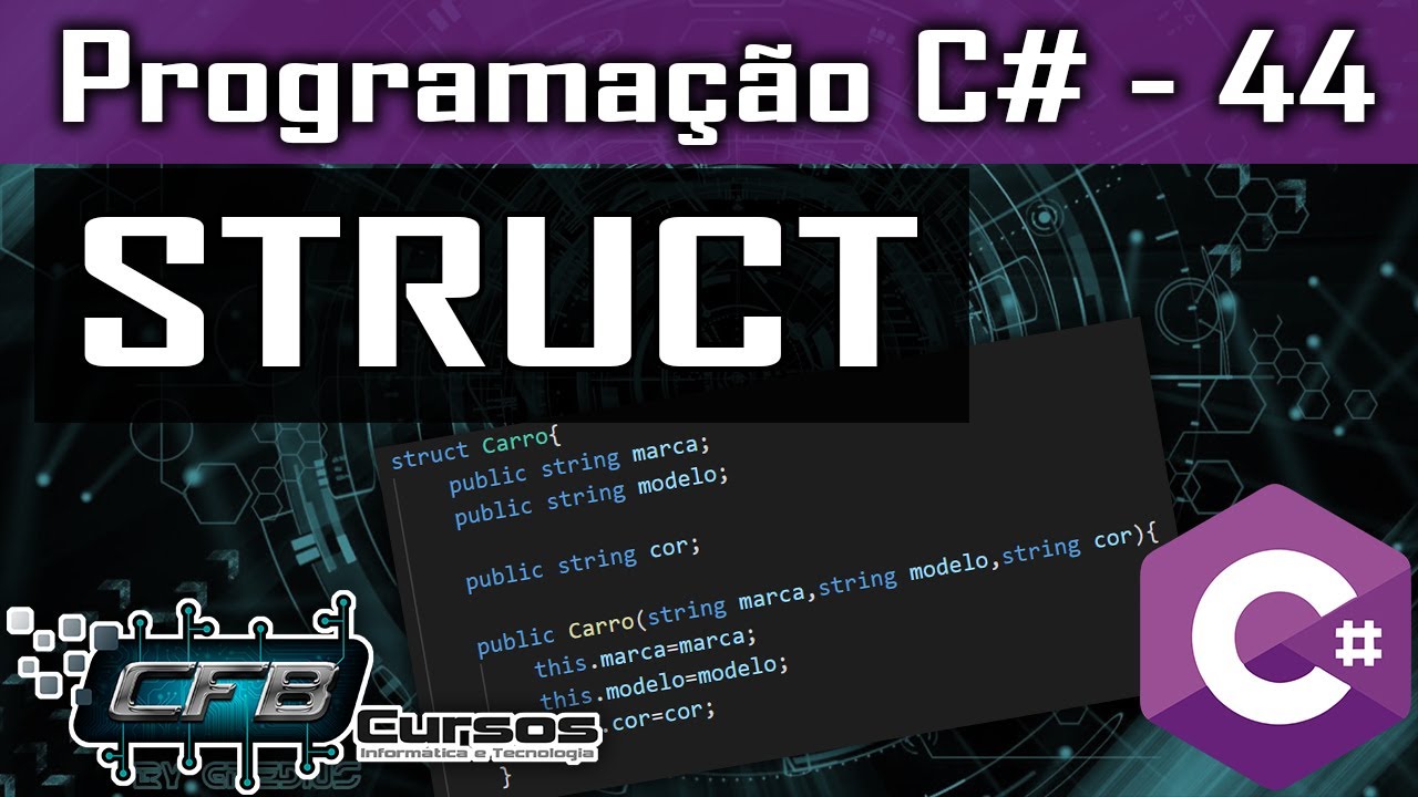 Struct - Curso Programação Completo C# - Aula 44 - YouTube