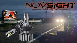 LEDヘッドライト NOVSIGHT H4バルブ