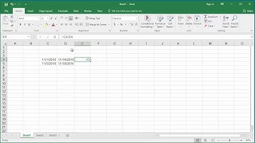 How to Calculate Number of Days between two Dates in Excel 2016