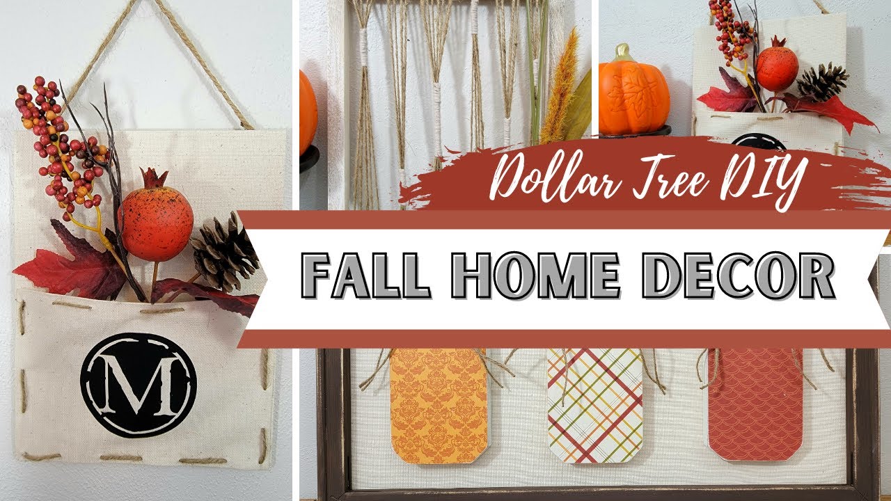 Fall Home Decor DIYs on a Budget | High End Wall Art for Fall | Dollar Tree DIY | Gallery Wall