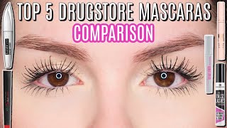 TOP 5 DRUGSTORE MASCARAS MY SUBSCRIBERS RECOMMENDED 2021 PT.3 | 8hr Wear Test | BEST MASCARAS