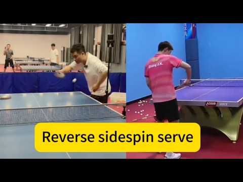 Mastering the Reverse Sidespin Serve May Take 10 Years — Same Power as Backhand Flick!