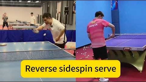 Mastering the Reverse Sidespin Serve May Take 10 Years — Same Power as Backhand Flick!