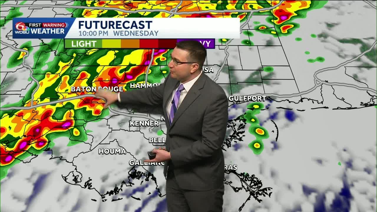 Severe storms possible Wednesday night - YouTube