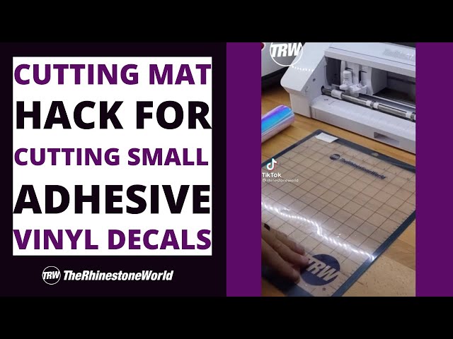 Cutting Mat *HACK* for Cutting Small Pieces of Adhesive Vinyl 