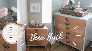IKEA Alex Hack! DIY Faux Apothecary Cabinet. Home Office Update!