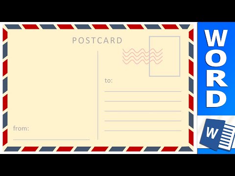 Postcard-in-Word---Design-Sample-1---Microsoft-Word-Tutorial
