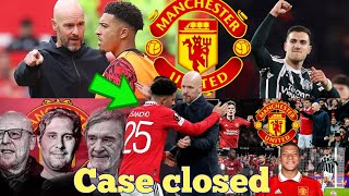 Just in ? Sancho case and ten hag closed✅UTD transfer news/takeover updates/Højlund decision