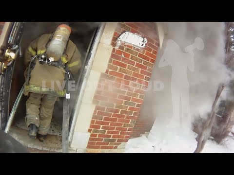 Detroit Fire | Fireman Enters Burning Home