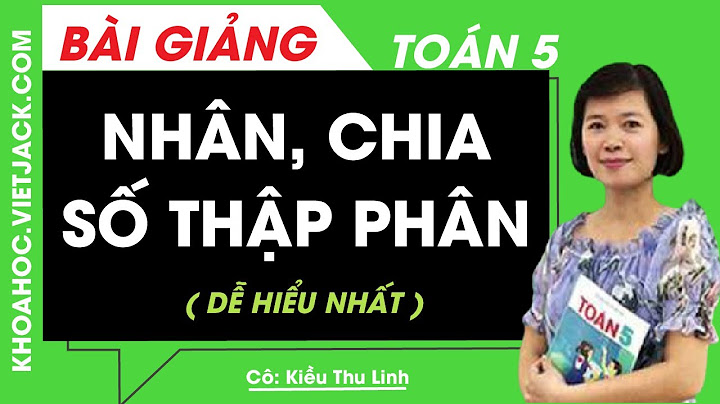 Cách tính số thập phân