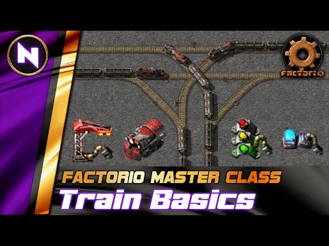 Getting Started with TRAINS & SIGNALS - Everything You Need To Know | Factorio Tutorial/Guide/How-to