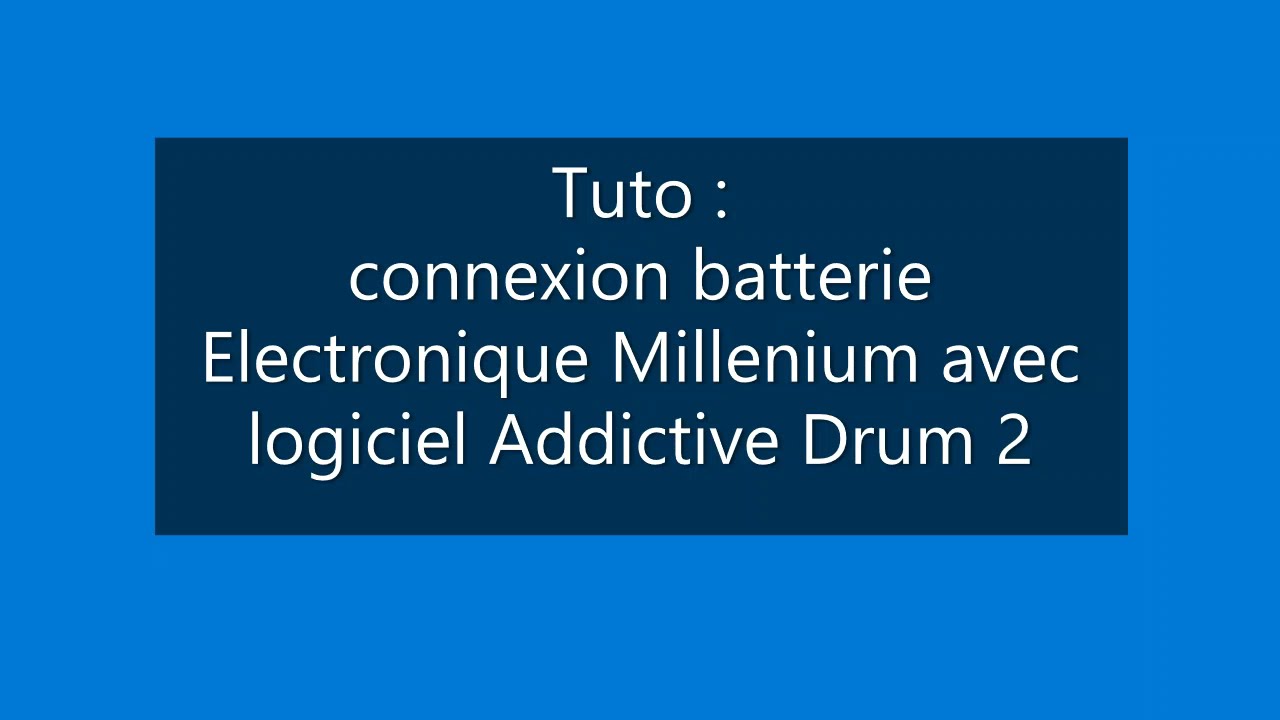 Tuto MPS850 Addictive Drum 2 : Assignation des toms et cymbales