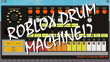 Roblox Drum Machine