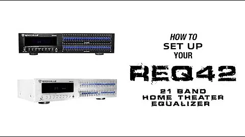 How To Set Up your Rockville 19" Rack mountable dual 21 Band Equalizer (REQ42-B , REQ42-S)