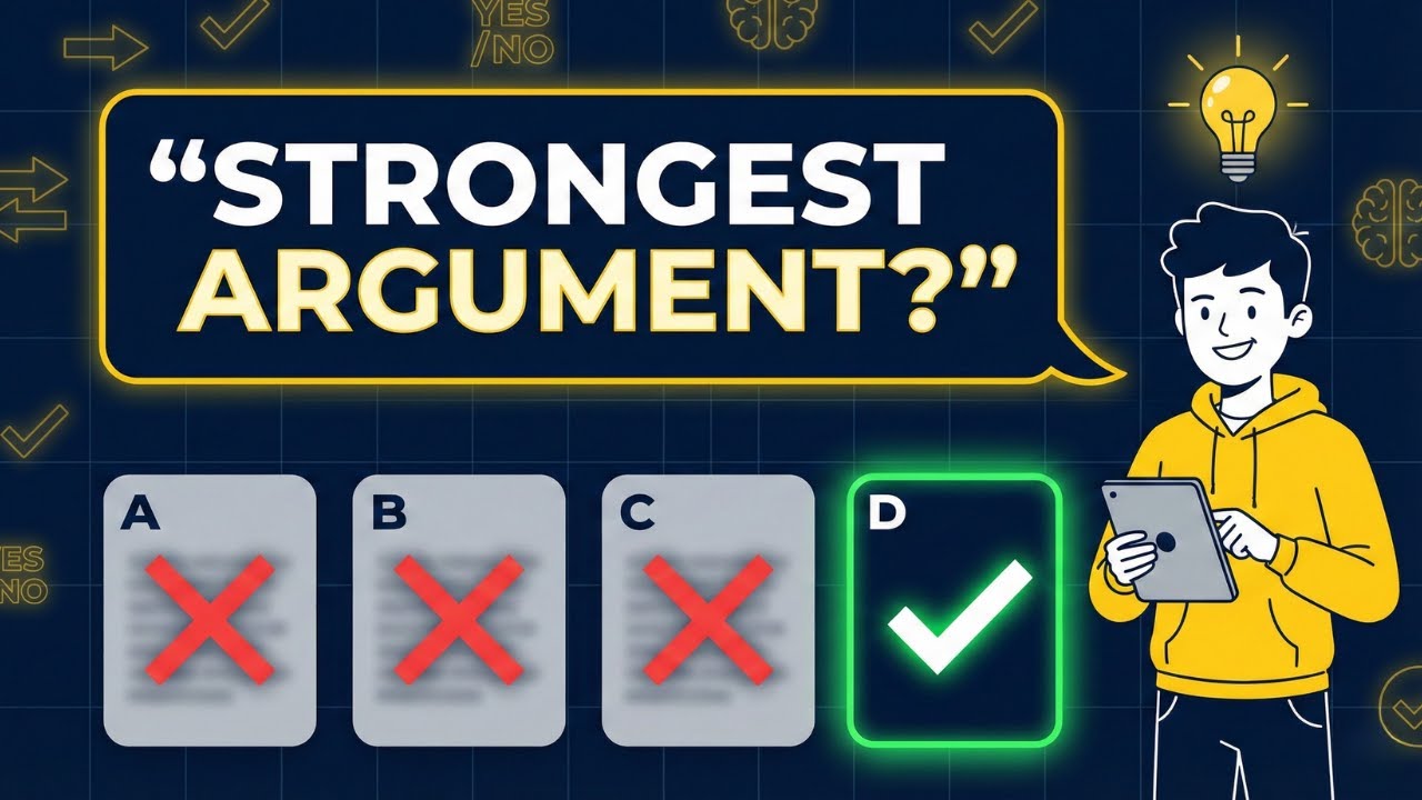 Strongest Argument Questions Explained | UCAT Decision Making Strategy ...