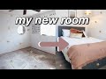 EXTREME ROOM RENOVATION!! new floors, furniture, & more!